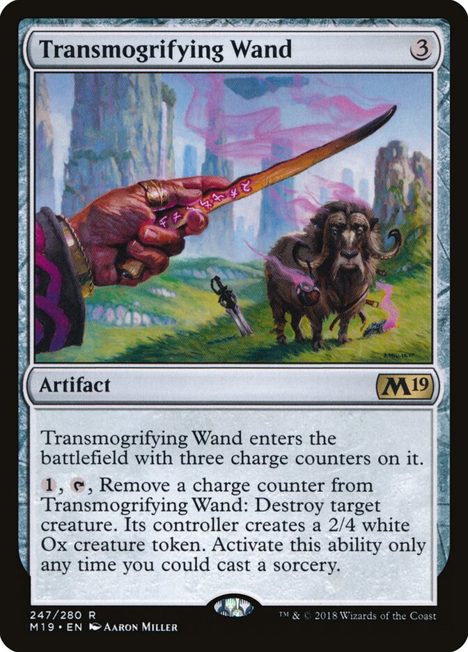 Transmogrifying Wand - Core 2019 (Rare) [M19-247] Hauptbild