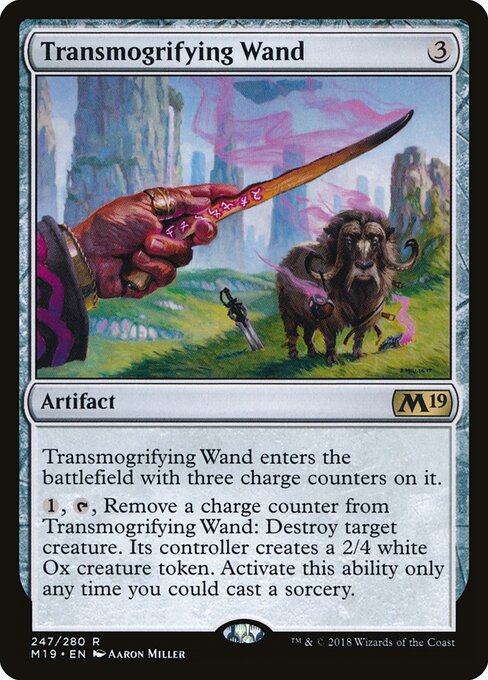 Transmogrifying Wand – Core Set 2019 (M19-247) Magic: The Gathering card | LC-REM-20260804-15150827864396-1b06b670-7238-4732-85fd-ac6abebea57f