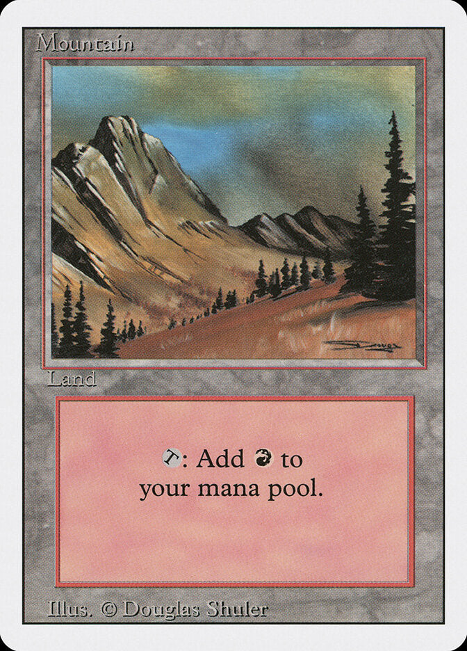 Magic-kaart Mountain 3ED-303 uit Revised Edition (Land) Hoofdafbeelding