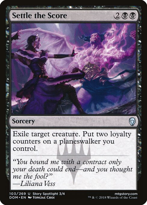 Settle the Score – Dominaria (DOM-103) Magic: The Gathering card Image principale du produit