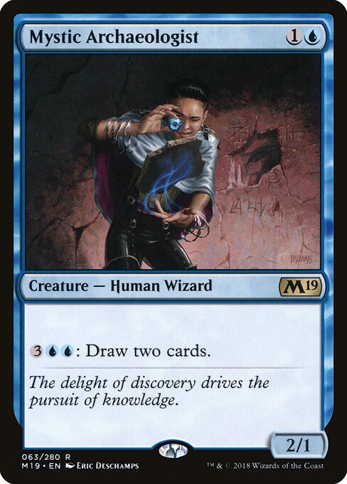 Mystic Archaeologist – Core 2019 (M19-63) Magic: The Gathering card