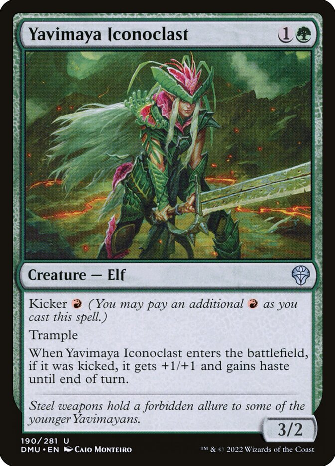 Yavimaya Iconoclast - Dominaria United (Uncommon) [DMU-190] Hoofdafbeelding
