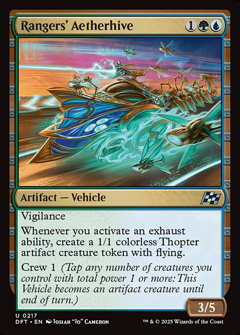 Rangers' Aetherhive – Aetherdrift (DFT-217) Magic: The Gathering card