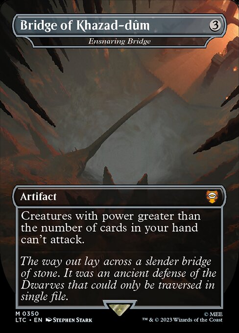 Ensnaring Bridge – Tales of Middle-earth Commander (LTC-350) Magic: The Gathering card | LC-REM-20260804-15365052891468-1b251eca-06c2-4609-aaed-a88711ef6a45 Immagine principale del prodotto