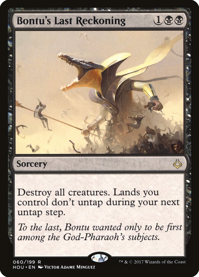 Bontu's Last Reckoning - Hour of Devastation (Rare) [HOU-60]