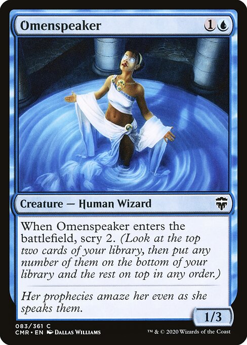 Omenspeaker – Commander Legends (CMR-83) Magic: The Gathering card