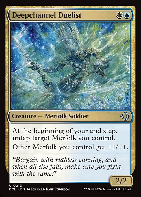 Deepchannel Duelist – Lorwyn Eclipsed (ECL-213) Magic: The Gathering card