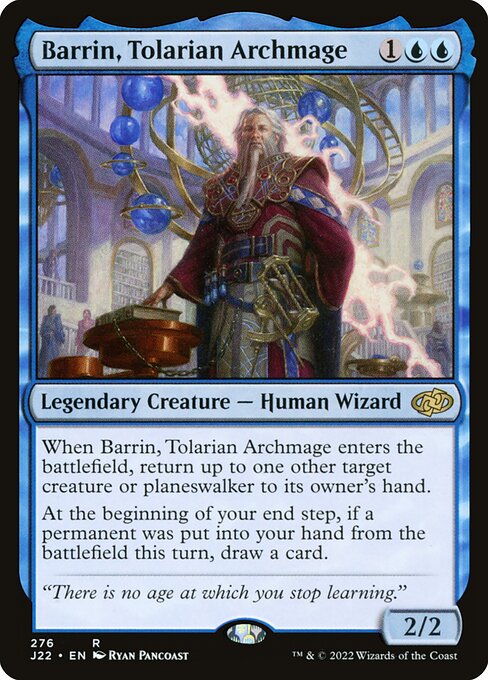 Barrin, Tolarian Archmage – Jumpstart 2022 (J22-276) Magic: The Gathering card