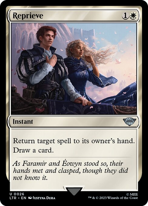Reprieve – The Lord of the Rings: Tales of Middle-earth (LTR-26) Magic: The Gathering card Hoofdafbeelding