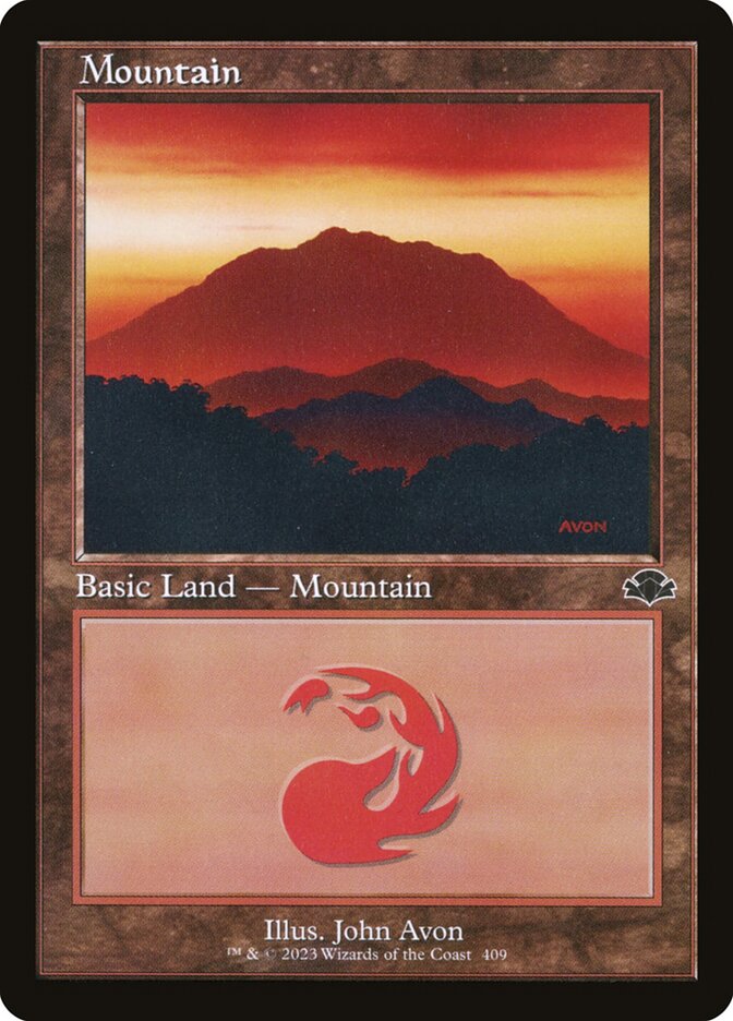 Mountain (V.2) - Dominaria Remastered (Land) [DMR-409]