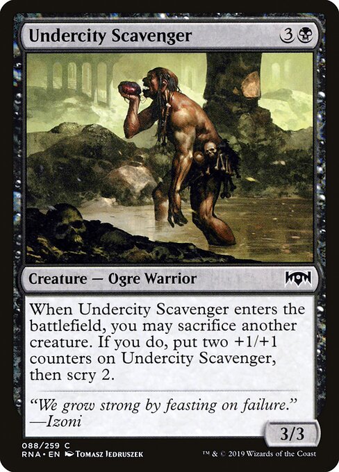 Undercity Scavenger – Ravnica Allegiance (RNA-88) Magic: The Gathering card | LC-REM-20260804-15150893367628-1be7e297-4602-44f8-b919-07015813fd7e