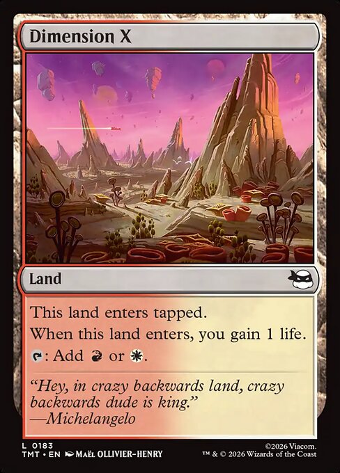 Dimension X – Teenage Mutant Ninja Turtles (TMT-183) Magic: The Gathering card | LC-REM-20260804-15621007573324-1c244fc2-70f0-4149-b0d2-d49fc6bac2b0
