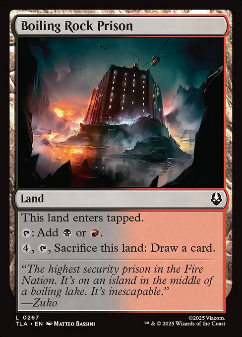 Boiling Rock Prison – Magic: The Gathering | Avatar: The Last Airbender (TLA-267) Magic: The Gathering card Main image