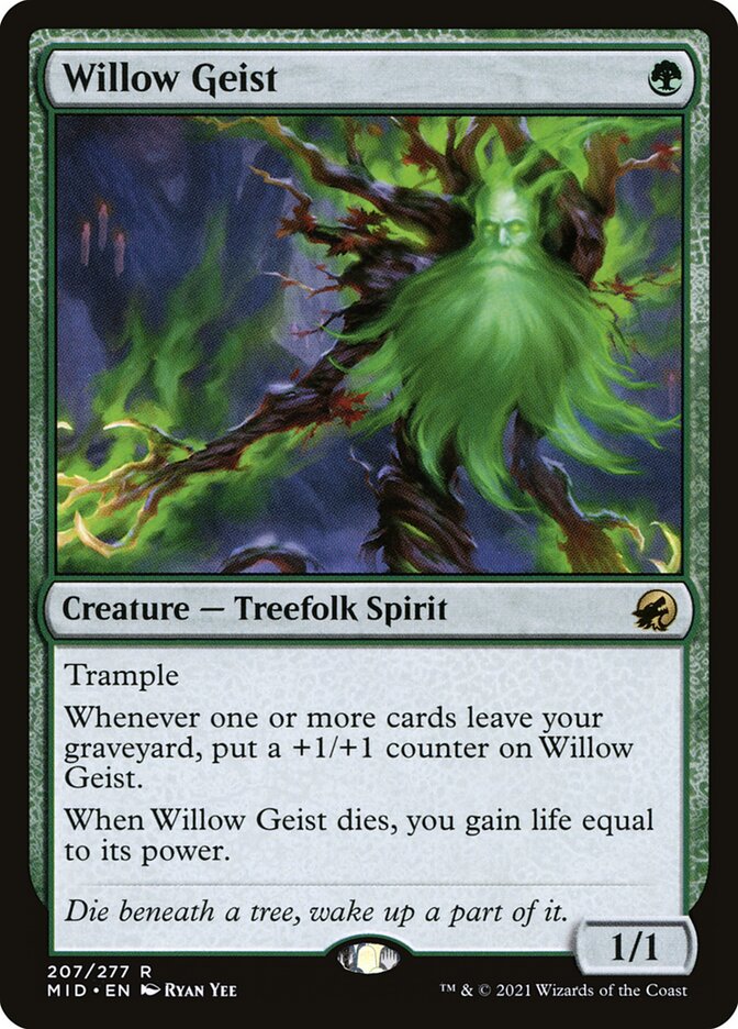 Willow Geist - Innistrad: Midnight Hunt (Rare) [MID-207] Imagen principal del producto