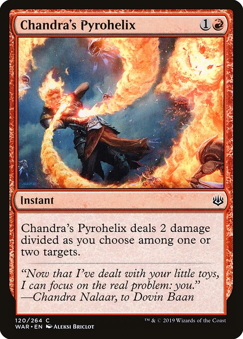 Chandra's Pyrohelix – War of the Spark (WAR-120) Magic: The Gathering card | LC-REM-20260804-15150677229900-1c482f51-9222-4e9e-a9fd-bb14a0afe156