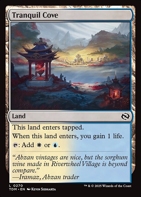 Tranquil Cove – Tarkir: Dragonstorm (TDM-270) Magic: The Gathering card | LC-REM-20260804-15401873277260-1c4efa6c-4f29-41cd-a728-bf0e479ace05