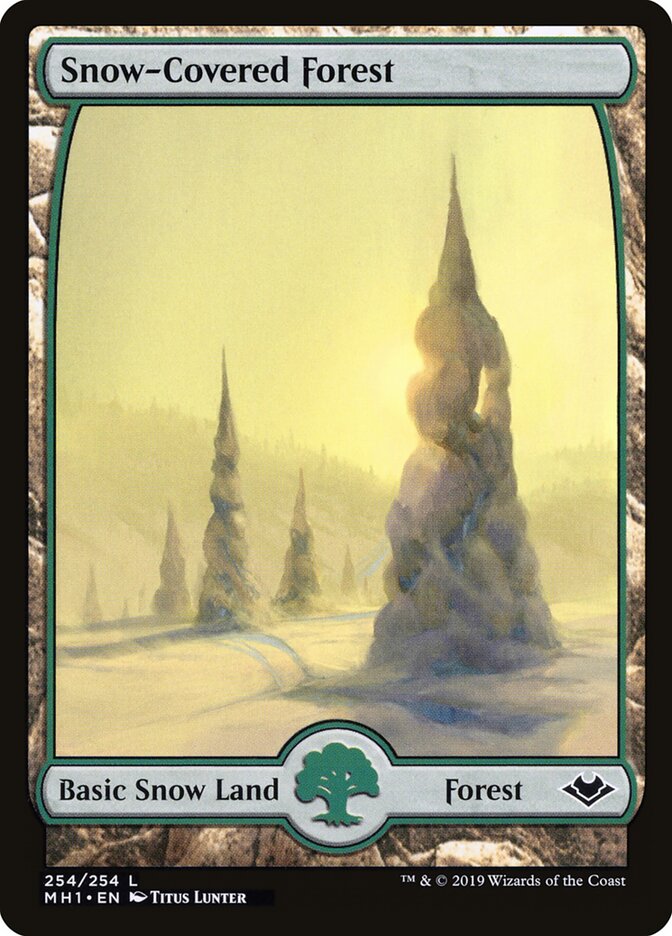 Snow-Covered Forest - Modern Horizons (Land) [MH1-254]