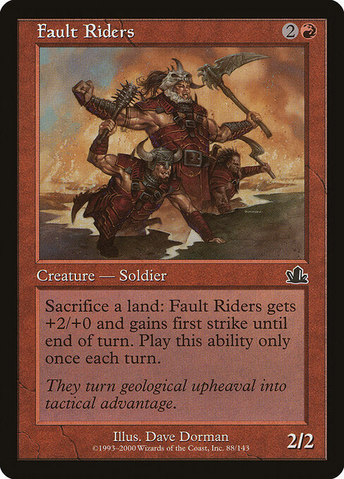 Fault Riders – Prophecy (PCY-88) Magic: The Gathering card | LC-REM-20260804-15526041125196-1c9d3579-3fc1-434e-8f26-d5dbd6344429