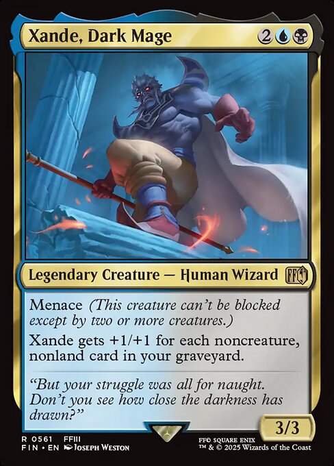 Xande, Dark Mage – Final Fantasy (FIN-561) Magic: The Gathering card | LC-REM-20260804-15935522111820-1caed9a8-b73b-470e-b9d8-8c3b7cac3eee Immagine principale del prodotto