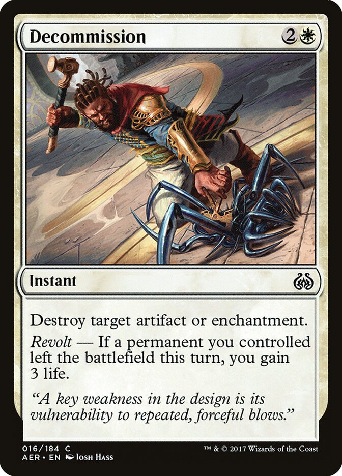 Decommission - Aether Revolt (Common) [AER-16]