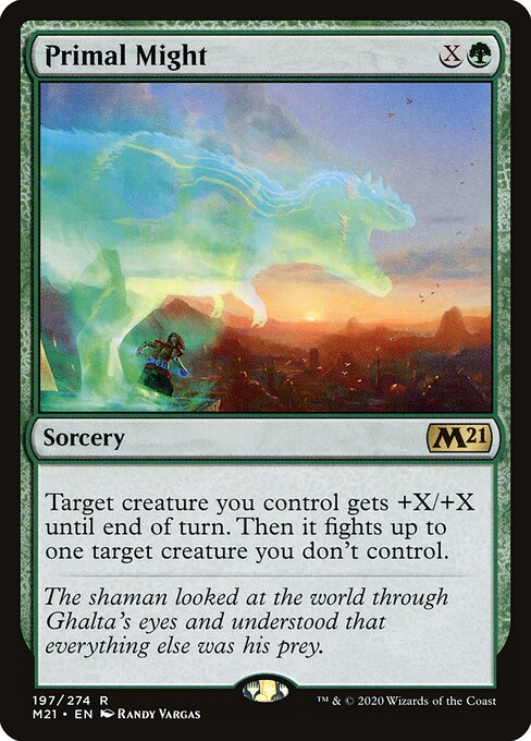 Primal Might – Core 2021 (M21-197) Magic: The Gathering card