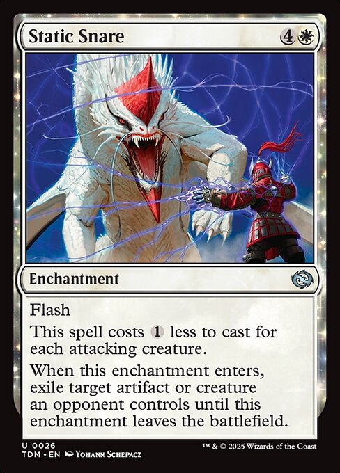 Static Snare – Tarkir: Dragonstorm (TDM-26) Magic: The Gathering card