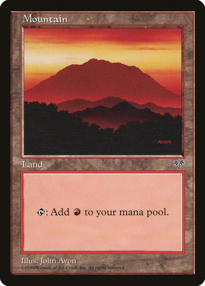 Magic-kaart Mountain MIR-346 uit Mirage (Land) Immagine principale del prodotto