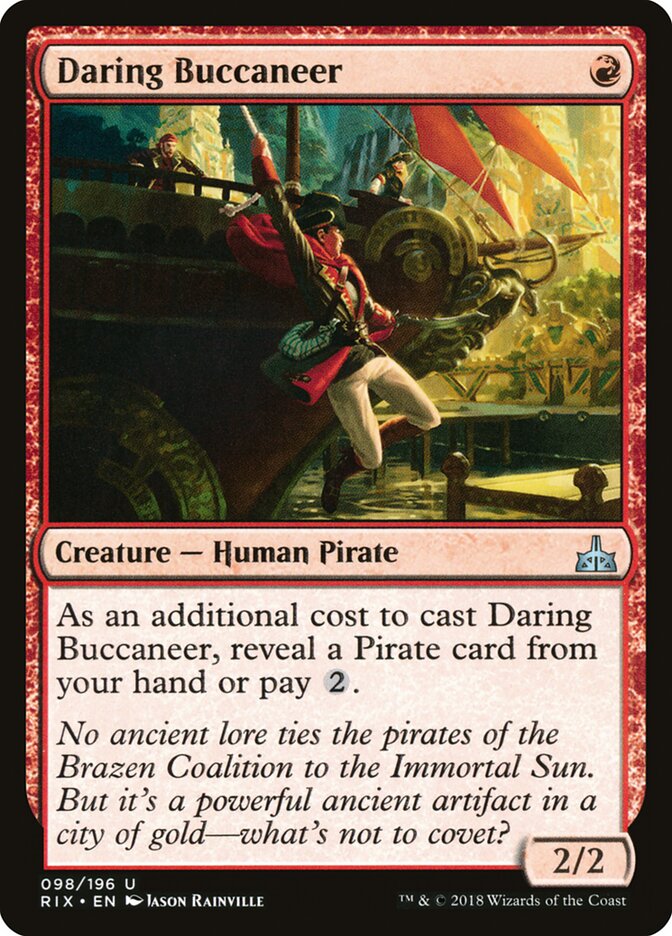 Daring Buccaneer - Rivals of Ixalan (Uncommon) [RIX-98]