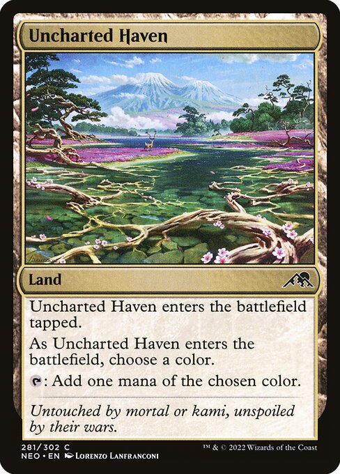 Uncharted Haven – Kamigawa: Neon Dynasty (NEO-281) Magic: The Gathering card | LC-REM-20260804-15610423312716-1d4ad89a-3a00-4bf4-a357-4a8a089d4a82 Main image