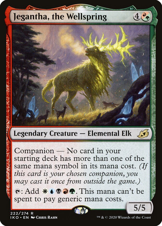 Magic-kaart Jegantha, the Wellspring IKO-222 uit Ikoria: Lair of Behemoths (Rare)