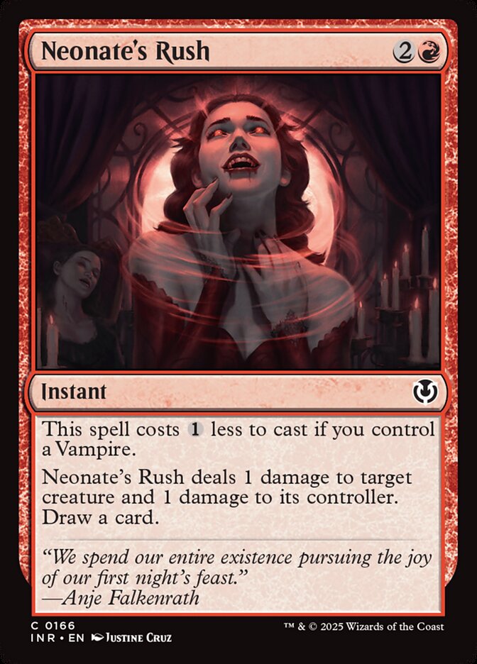 Magic-kaart Neonate's Rush INR-166 uit Innistrad Remastered (Common)