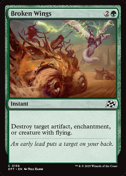 Broken Wings – Aetherdrift (DFT-156) Magic: The Gathering card