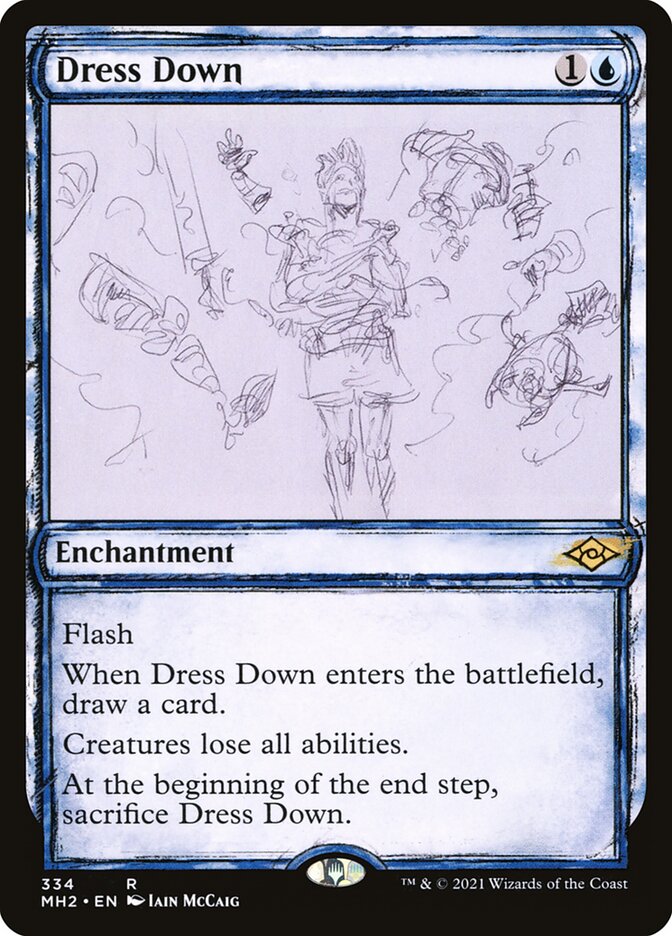 Magic-kaart Dress Down MH2-334 uit Modern Horizons 2 (Rare)