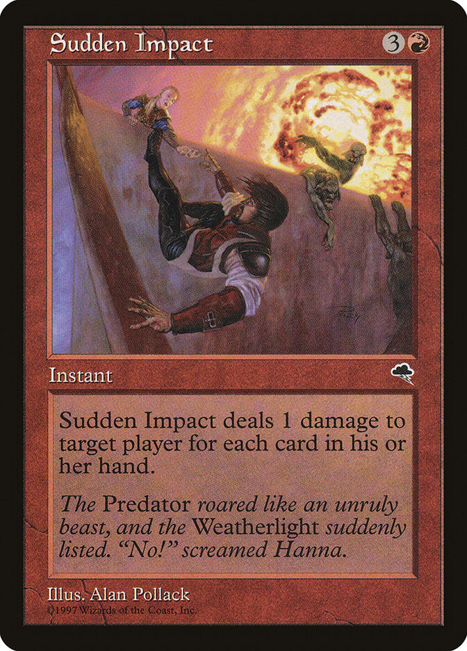 Magic-kaart Sudden Impact TMP-208 uit Tempest (Uncommon)