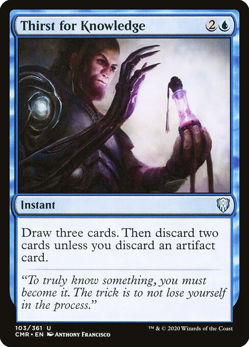 Thirst for Knowledge – Commander Legends (CMR-103) Magic: The Gathering card | LC-REM-20260804-15414860120396-1d8173ac-bd9c-4748-9a6a-e5556d74d754
