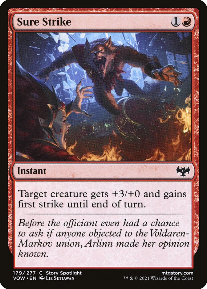 Sure Strike - Innistrad: Crimson Vow (Common) [VOW-179]