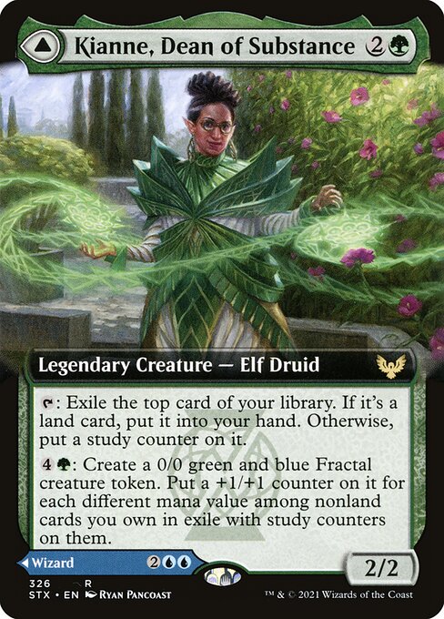 Kianne, Dean of Substance // Imbraham, Dean of Theory – Strixhaven: School of Mages (STX-326) Magic: The Gathering card | LC-REM-20260804-15369930473804-1d96ade2-fb2a-420e-a14f-e96c47f903ce