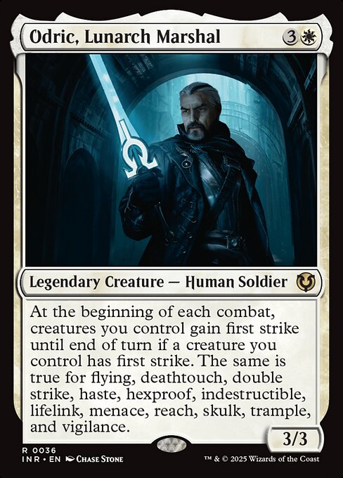 Odric, Lunarch Marshal – Innistrad Remastered (INR-36) Magic: The Gathering card
