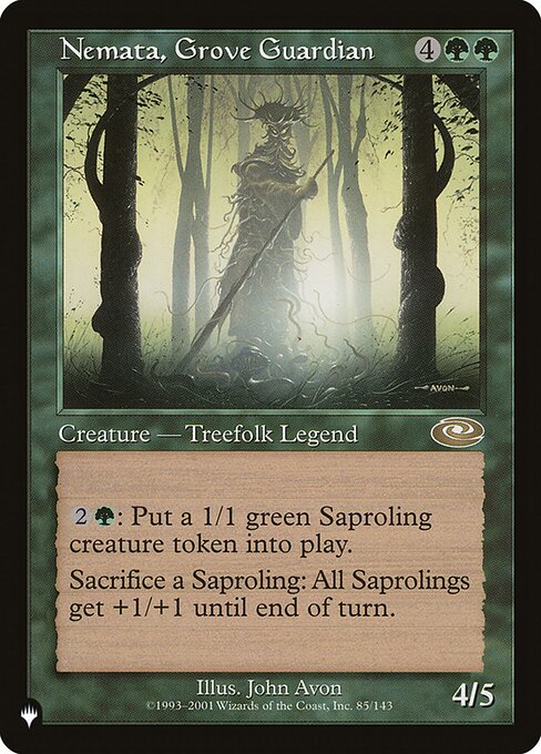 Nemata, Grove Guardian – The List (PLST-PLS-85) Magic: The Gathering card | LC-REM-20260804-15151882240332-1dc6a243-5803-4ea2-aacf-0305830c78ec