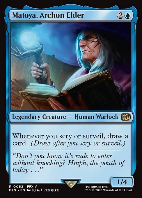 Matoya, Archon Elder – Final Fantasy (FIN-62) Magic: The Gathering card | LC-REM-20260804-15568866017612-1dd61cf6-2fb5-4cff-ab00-7677ac85774c
