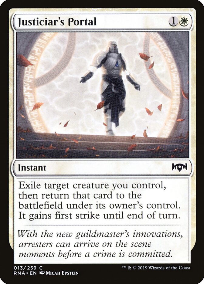 Justiciar's Portal - Ravnica Allegiance (Common) [RNA-13] Hauptbild