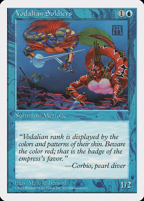 Vodalian Soldiers – Fifth Edition (5ED-134) Magic: The Gathering card | LC-REM-20260804-15521982185804-1e0d204d-e495-4067-9c38-1a895824f95a Hauptbild