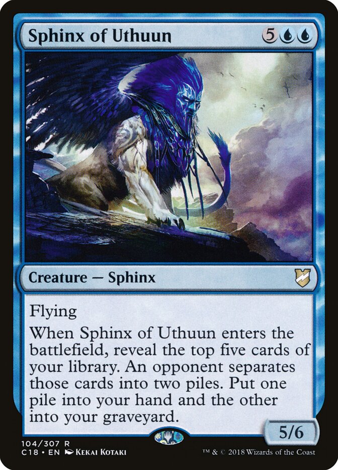 Sphinx of Uthuun - Commander 2018 (Rare) [C18-104]