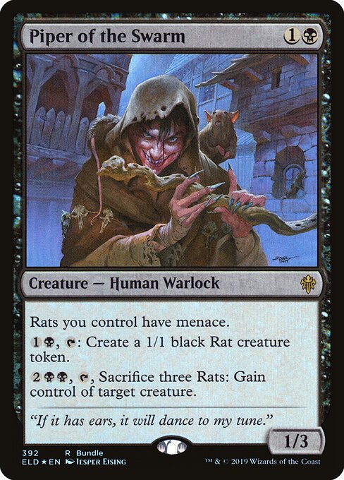 Piper of the Swarm – Throne of Eldraine (ELD-392) Magic: The Gathering card | LC-REM-20260804-15151635136844-1e3dee73-b220-4da9-82ef-e3f551dccb17 Hauptbild