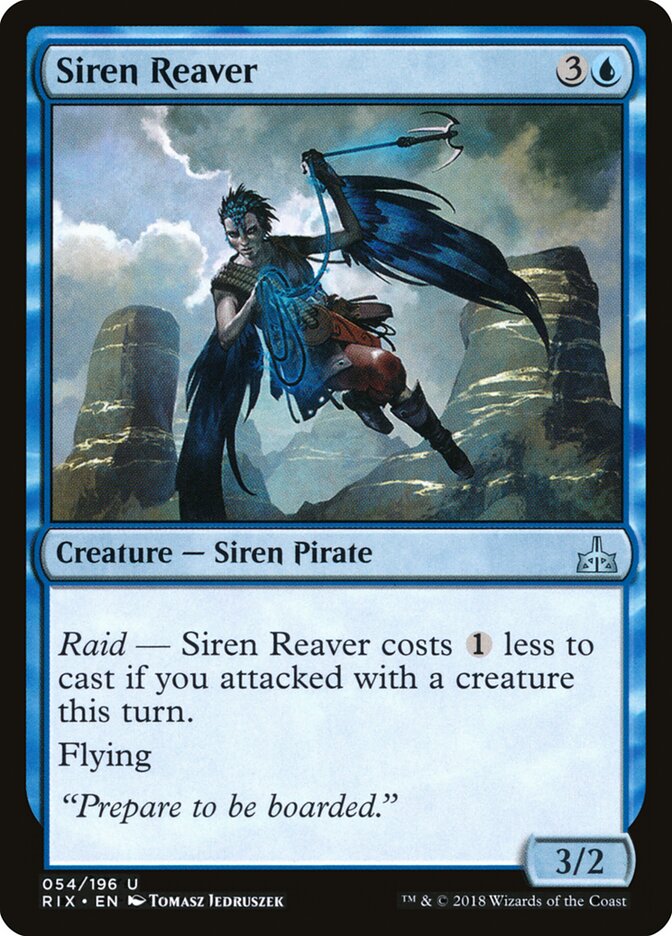 Siren Reaver - Rivals of Ixalan (Uncommon) [RIX-54]