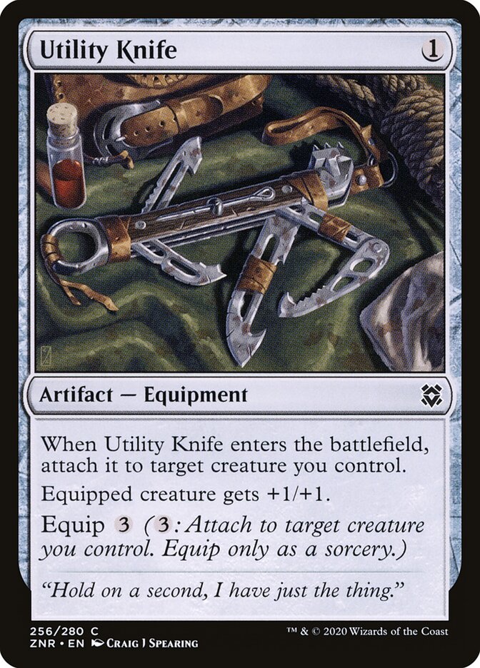 Utility Knife - Zendikar Rising (Common) [ZNR-256]