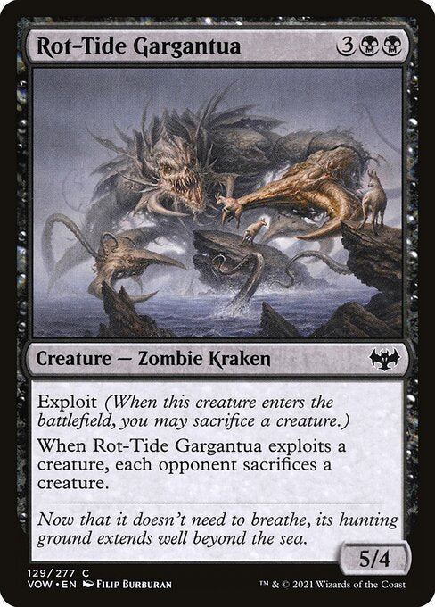 Rot-Tide Gargantua – Innistrad: Crimson Vow (VOW-129) Magic: The Gathering card