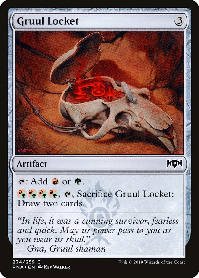 Gruul Locket - Ravnica Allegiance (Common) [RNA-234] Hauptbild