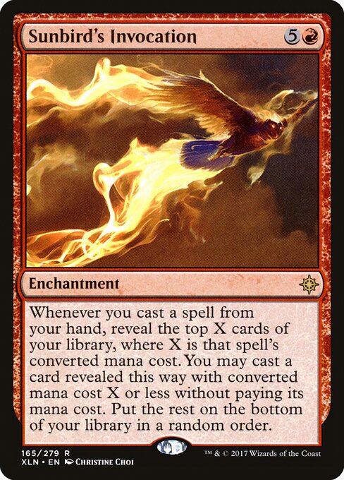 Sunbird's Invocation – Ixalan (XLN-165) Magic: The Gathering card