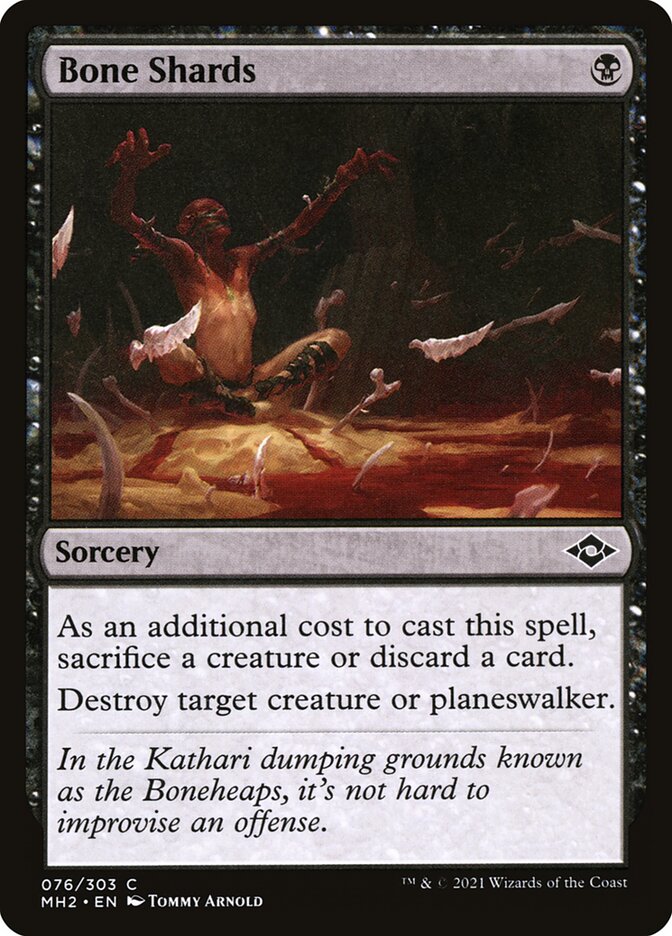 Bone Shards - Modern Horizons 2 (Common) [MH2-76] Hoofdafbeelding